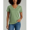 image:image4 Pack Womens Cotton Short Sleeve V Neck T Shirts Casual Tops Basic TeesSet 4