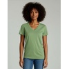 image:image4 Pack Womens Cotton Short Sleeve V Neck T Shirts Casual Tops Basic TeesSet 4