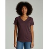 image:image4 Pack Womens Cotton Short Sleeve V Neck T Shirts Casual Tops Basic TeesSet 5
