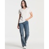 image:image4 Pack Womens Cotton Short Sleeve V Neck T Shirts Casual Tops Basic TeesSet 6