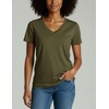 image:image4 Pack Womens Cotton Short Sleeve V Neck T Shirts Casual Tops Basic TeesSet 6