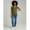 image:image4 Pack Womens Cotton Short Sleeve V Neck T Shirts Casual Tops Basic TeesSet 6