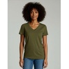 image:image4 Pack Womens Cotton Short Sleeve V Neck T Shirts Casual Tops Basic TeesSet 6