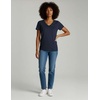 image:image4 Pack Womens Cotton Short Sleeve V Neck T Shirts Casual Tops Basic TeesSet 7