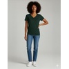 image:image4 Pack Womens Cotton Short Sleeve V Neck T Shirts Casual Tops Basic TeesSet 9