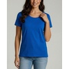 image:image4 Pack Womens Cotton T Shirts Short Sleeve Crew Neck Tops Basic CasualSet 11