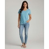 image:image4 Pack Womens Cotton T Shirts Short Sleeve Crew Neck Tops Basic CasualSet 5