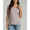 image:image4 Pack Womens Cotton T Shirts Short Sleeve Crew Neck Tops Basic CasualSet 9