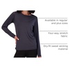 image:image4 Pack Womens Dry Fit Long Sleeve Sun Shirts UPF 50 Hiking Workout TopsSet 3