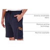 image:image5 Pack Mens Dry Fit Basketball Shorts Gym Athletic Casual Workout RunningSet F