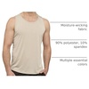 image:image5 Pack Mens Dry Fit Muscle Tank Tops Sleeveless Gym Workout Undershirt TeeSet 6