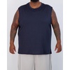 image:image5 Pack Mens Dry Fit Tank Tops Sleeveless Muscle Workout Gym Athletic ShirtBig  Tall  Set B