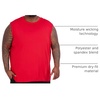 image:image5 Pack Mens Dry Fit Tank Tops Sleeveless Muscle Workout Gym Athletic ShirtBig  Tall  Set I