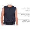 image:image5 Pack Mens Dry Fit Tank Tops Sleeveless Muscle Workout Gym Athletic ShirtRegular Size  Set B