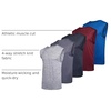 image:image5 Pack Mens Dry Fit Tank Tops Sleeveless Muscle Workout Gym Athletic ShirtRegular Size  Set C