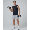 image:image5 Pack Mens Dry Fit Tank Tops Sleeveless Muscle Workout Gym Athletic ShirtRegular Size  Set L
