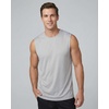 image:image5 Pack Mens Dry Fit Tank Tops Sleeveless Muscle Workout Gym Athletic ShirtRegular Size  Set M