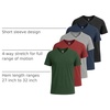 image:image5 Pack Mens Dry Fit V Neck Workout T Shirts Athletic Gym Fitness TeesSet 10