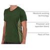 image:image5 Pack Mens Dry Fit V Neck Workout T Shirts Athletic Gym Fitness TeesSet 11