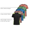 image:image5 Pack Mens Dry Fit V Neck Workout T Shirts Athletic Gym Fitness TeesSet 14
