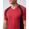 image:image5 Pack Mens Dry Fit V Neck Workout T Shirts Athletic Gym Fitness TeesSet 5