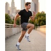 image:image5 Pack Mens Dry Fit V Neck Workout T Shirts Athletic Gym Fitness TeesSet 6