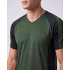 image:image5 Pack Mens Dry Fit V Neck Workout T Shirts Athletic Gym Fitness TeesSet 7