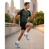 image:image5 Pack Mens Dry Fit V Neck Workout T Shirts Athletic Gym Fitness TeesSet 7
