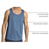 image:image5 Pack Mens Mesh Muscle Tank Tops Sleeveless Shirts Workout Gym UndershirtSet 2