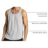 image:image5 Pack Mens Mesh Muscle Tank Tops Sleeveless Shirts Workout Gym UndershirtSet 4