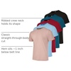 image:image5 Pack Mens T Shirts Crew Neck Short Sleeve Cotton Casual Workout Gym TeesSet 5