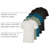 image:image5 Pack Mens T Shirts Crew Neck Short Sleeve Cotton Casual Workout Gym TeesSet 6