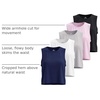 image:image5 Pack Womens Dry Fit Crop Tank Tops Sleeveless Athletic Workout Gym YogaSet 11