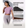 image:image5 Pack Womens Dry Fit Crop Top Workout T Shirts Short Sleeve Athletic GymSet 1