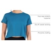image:image5 Pack Womens Dry Fit Crop Top Workout T Shirts Short Sleeve Athletic GymSet 12