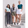 image:image5 Pack Womens Dry Fit Crop Top Workout T Shirts Short Sleeve Athletic GymSet 12