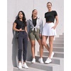 image:image5 Pack Womens Dry Fit Crop Top Workout T Shirts Short Sleeve Athletic GymSet 14