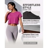 image:image5 Pack Womens Dry Fit Crop Top Workout T Shirts Short Sleeve Athletic GymSet 2