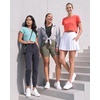 image:image5 Pack Womens Dry Fit Crop Top Workout T Shirts Short Sleeve Athletic GymSet 3