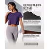 image:image5 Pack Womens Dry Fit Crop Top Workout T Shirts Short Sleeve Athletic GymSet 5