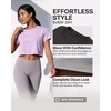 image:image5 Pack Womens Dry Fit Crop Top Workout T Shirts Short Sleeve Athletic GymSet 7