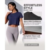 image:image5 Pack Womens Dry Fit Crop Top Workout T Shirts Short Sleeve Athletic GymSet 9
