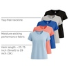 image:image5 Pack Womens Dry Fit Workout Tops Crew Neck T Shirts Athletic Gym TeesSet 10