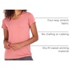 image:image5 Pack Womens Dry Fit Workout Tops Crew Neck T Shirts Athletic Gym TeesSet 12