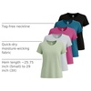 image:image5 Pack Womens Dry Fit Workout Tops Crew Neck T Shirts Athletic Gym TeesSet 13
