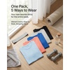 image:image5 Pack Womens Dry Fit Workout Tops Crew Neck T Shirts Athletic Gym TeesSet 14