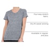 image:image5 Pack Womens Dry Fit Workout Tops Crew Neck T Shirts Athletic Gym TeesSet 2