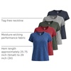 image:image5 Pack Womens Dry Fit Workout Tops Crew Neck T Shirts Athletic Gym TeesSet 3