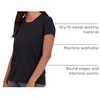 image:image5 Pack Womens Dry Fit Workout Tops Crew Neck T Shirts Athletic Gym TeesSet 5