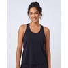 image:image5 Pack Womens Racerback Crop Tank Tops Dry Fit Workout Athletic Gym YogaSolid Black  Solid Black  Solid Black  Solid Black  Solid Black